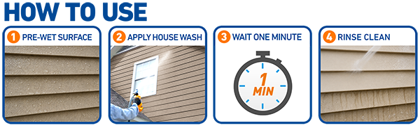 How to Use Wet & Forget House Wash